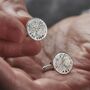 Personalised Men’s Molten Disc Cufflinks, thumbnail 1 of 9