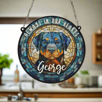 Rottweiler Memorial Suncatcher, 5 of 6