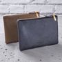 Personalised Leather Clutch Bag Or Cosmetic Purse, thumbnail 7 of 12