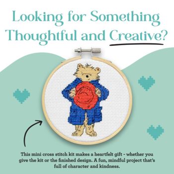 Paddington Hello! Mini Cross Stitch Kit, 4 of 7