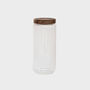 Refillable Wooden Lid Storage Jar 750ml, thumbnail 1 of 2