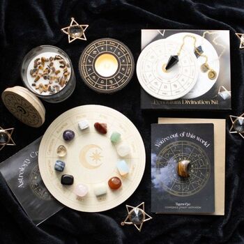 Astrology Wheel Crystal Grid Gift Set, 3 of 5