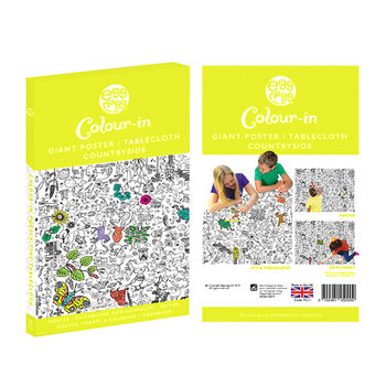 Colour In Poster Tablecloth Countryside Personalse It, 3 of 5