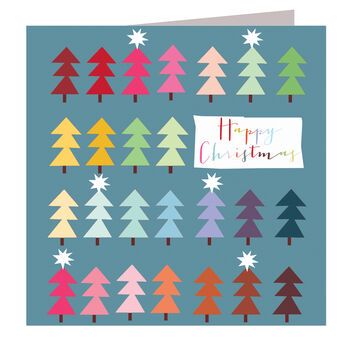 Christmas Trees Greetings Card, 2 of 4
