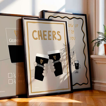 Cheers Guinness Print, 2 of 8