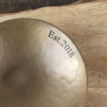 8th Anniversary Gift, Large Bronze Bowl, 6 of 12