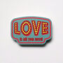 Love Themed Gift Set Of Three Fridge Magnets, thumbnail 3 of 6