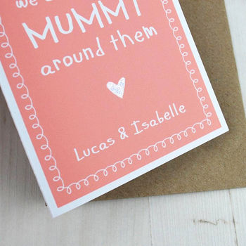 My Fingers May Be Small But… Cute Mummy Card, 2 of 6