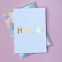 Hooray Celebration Card With Confetti Envelope, thumbnail 2 of 5