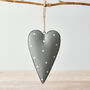 Personalised Spotty Hanging Heart, thumbnail 2 of 5