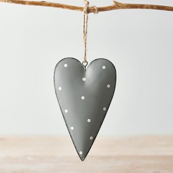 Personalised Spotty Hanging Heart, 2 of 5
