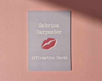 Sabrina Carpenter Affirmation Cards, 2 of 4