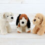 Three Puppy Dog Soft Toys, Perfect For Dog Lovers, thumbnail 2 of 7