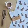 Organic Chocolate Cocker Spaniel Tea Towel – A Delightful Gift For Spaniel Lovers, thumbnail 2 of 12