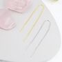 Sterling Silver U Shape Threader Earrings, thumbnail 4 of 12