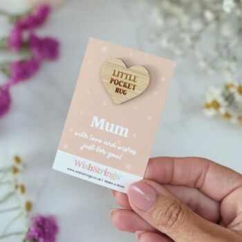 Heart Pocket Hug – Sustainable Bamboo Token For Mum, Daughter, Grandma, Sister, Auntie Or Granddaughter, 2 of 11