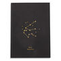 Zodiac Star Sign Personalised Notebook, thumbnail 5 of 9