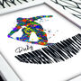 Snowboarder Personalised Art Print, thumbnail 1 of 5