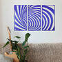 3D Wooden Spiral Art Optical Illusion For Walls, thumbnail 10 of 11