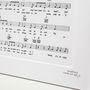 Personalised Special Date Sheet Music Art Print, thumbnail 6 of 8
