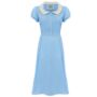 Dorothy Dress In Powder Blue 1940s Vintage Style, thumbnail 1 of 2