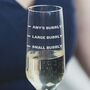 Personalised Champagne Flute, thumbnail 2 of 6