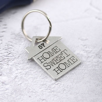 Personalised First Home Housewarming Gift Keyring, 9 of 11