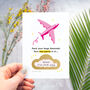 Personalised Aeroplane Hen Party Scratch Card, thumbnail 1 of 9