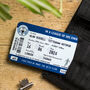 Personalised Football Ticket Wallet Insert For Dad, thumbnail 2 of 7
