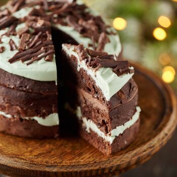 Festive Mint Chocolate Cake, 2 of 4