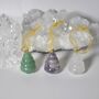 Crystal Christmas Tree Decorations Set Of Three, thumbnail 2 of 5