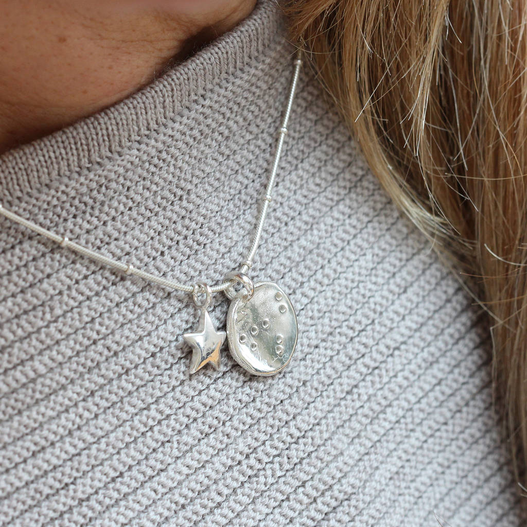Personalised Constellation Silver Charm Necklace, 1 of 4