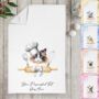 Personalised Cat In Chef Hat Gift Tea Towel, thumbnail 1 of 12