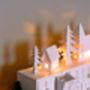 Wooden LED Lit Advent Calendar, thumbnail 3 of 3