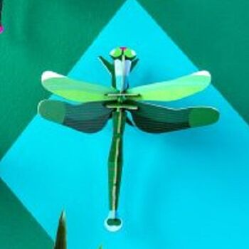 Set Of Three Dragonflies Slot Together Wall Decorations, 2 of 6