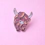 Highland Cow Enamel Pin Badge, thumbnail 2 of 4