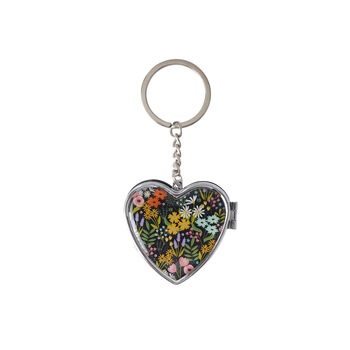 The Flower Market Heart Pill Box Keyring, 2 of 3