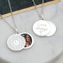 Personalised Silver Initial Photo Locket Necklace, thumbnail 1 of 5