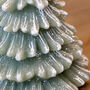 Snow Dusted Christmas Tree Candle, thumbnail 3 of 4
