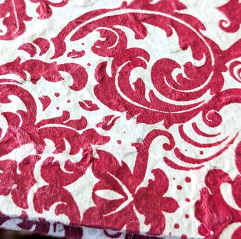 Recycled Handmade Paper Notebooks, Nepali Paper Hardcover A5, Fair Trade, 7 of 11