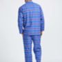 Men's Pyjamas Ultra Violet Tartan Flannel, thumbnail 2 of 5