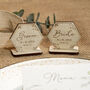 Hexagon Freestanding Place Setting Decorations, thumbnail 1 of 3
