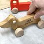 Personalised Wooden Toy Dog For Kids, thumbnail 4 of 4