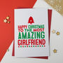 Amazing Boyfriend Or Girlfriend Christmas Card, thumbnail 2 of 2
