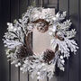 Indoor Outdoor Snowdrifts Extra Large Luxury Wreath, thumbnail 4 of 7