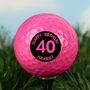 Pink Big Birthday Golf Ball, thumbnail 1 of 3