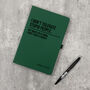 Personalised A5 I Don't Tolerate Stupid People Notebook, thumbnail 7 of 9