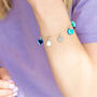Bracelet With Blue Charms, thumbnail 1 of 2