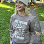 More Espresso Less Depresso Slogan Sweatshirt, thumbnail 2 of 6