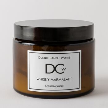 Scottish Whisky Marmalade Candle 500ml, 2 of 4